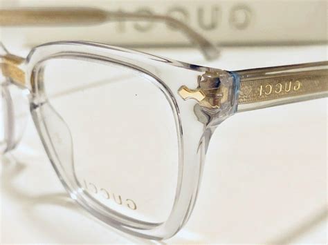 clear Gucci eyeglass frames